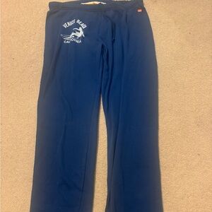 Blue aviator nation sweatpants